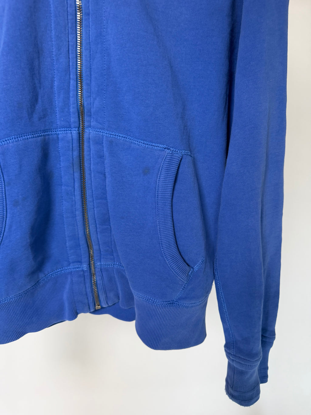 VINTAGE BLUE RALPH LAUREN ZIP-UP HOODIE