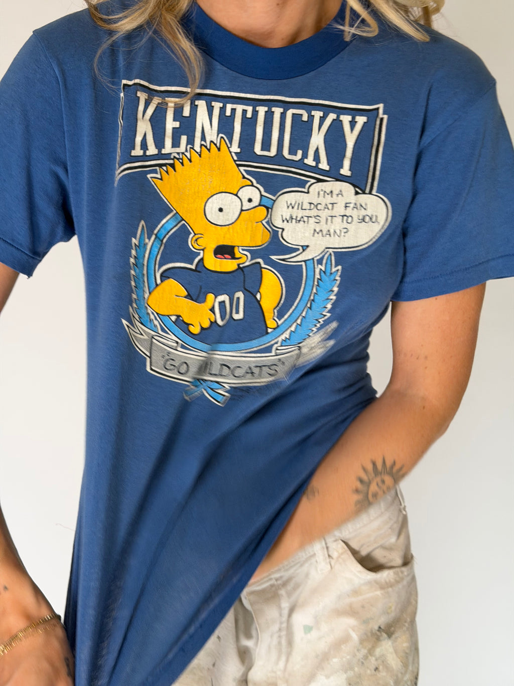 VINTAGE BART SIMPSON KENTUCKY GRAPHIC TEE