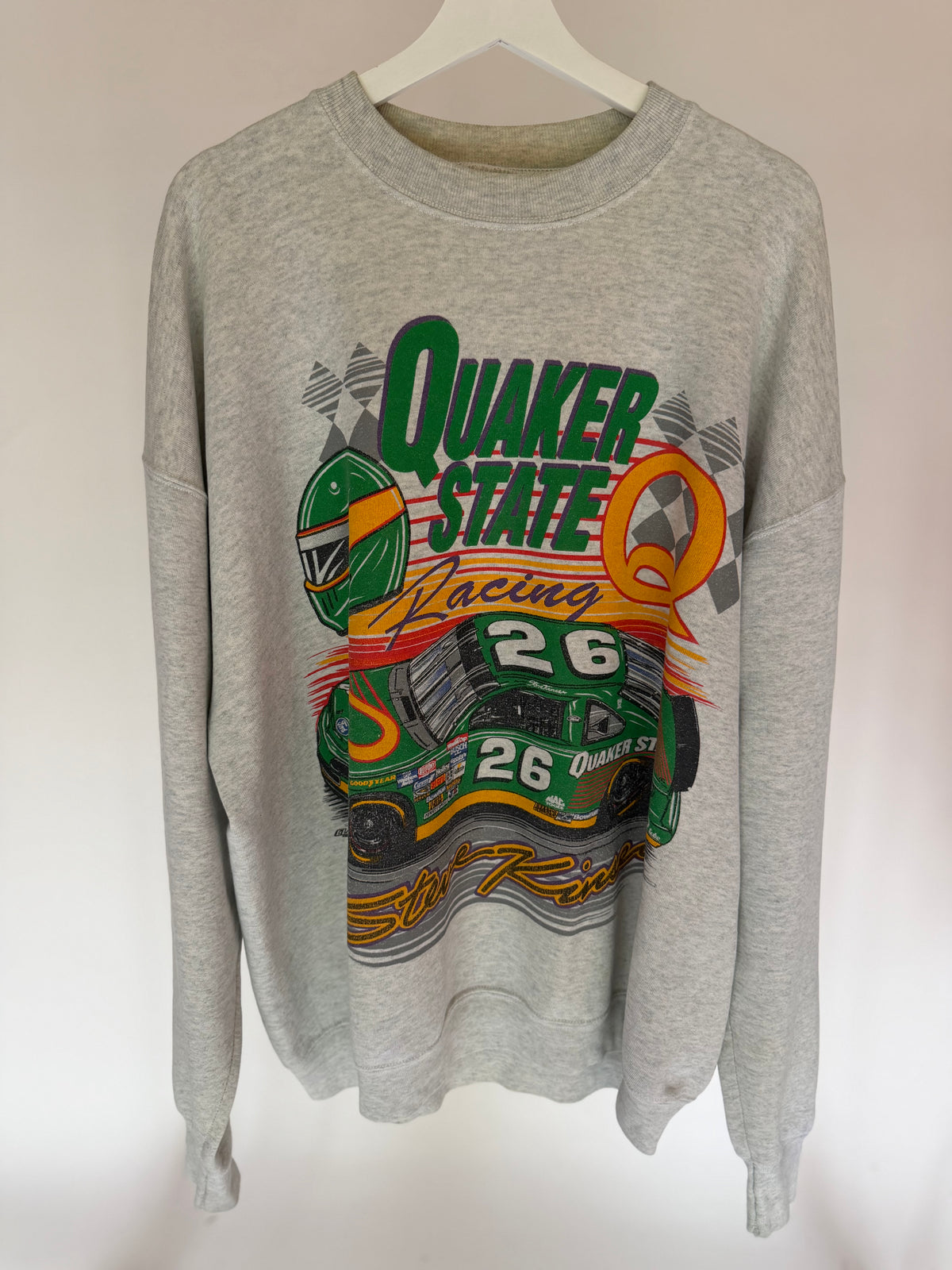 VINTAGE NASCAR QUAKER STATE RACING SWEATSHIRT