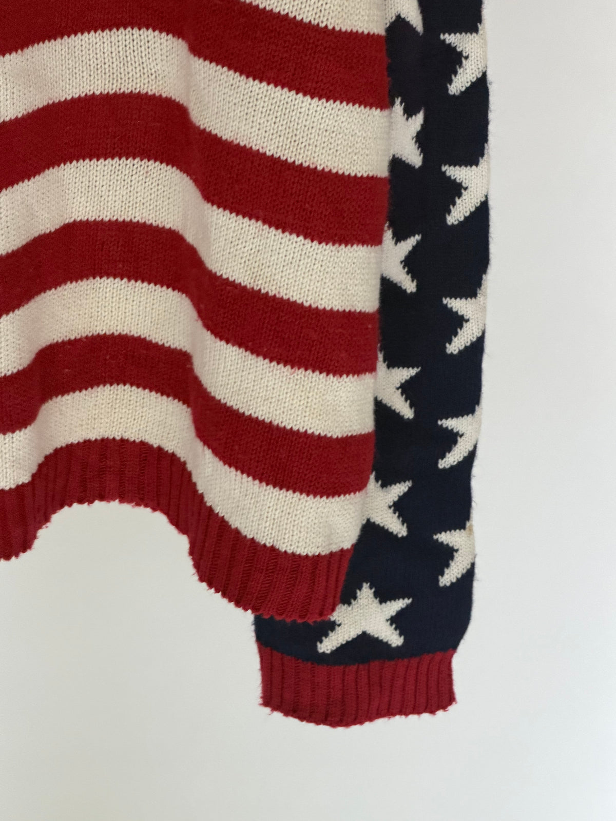 VINTAGE USA FLAG KNIT CARDIGAN