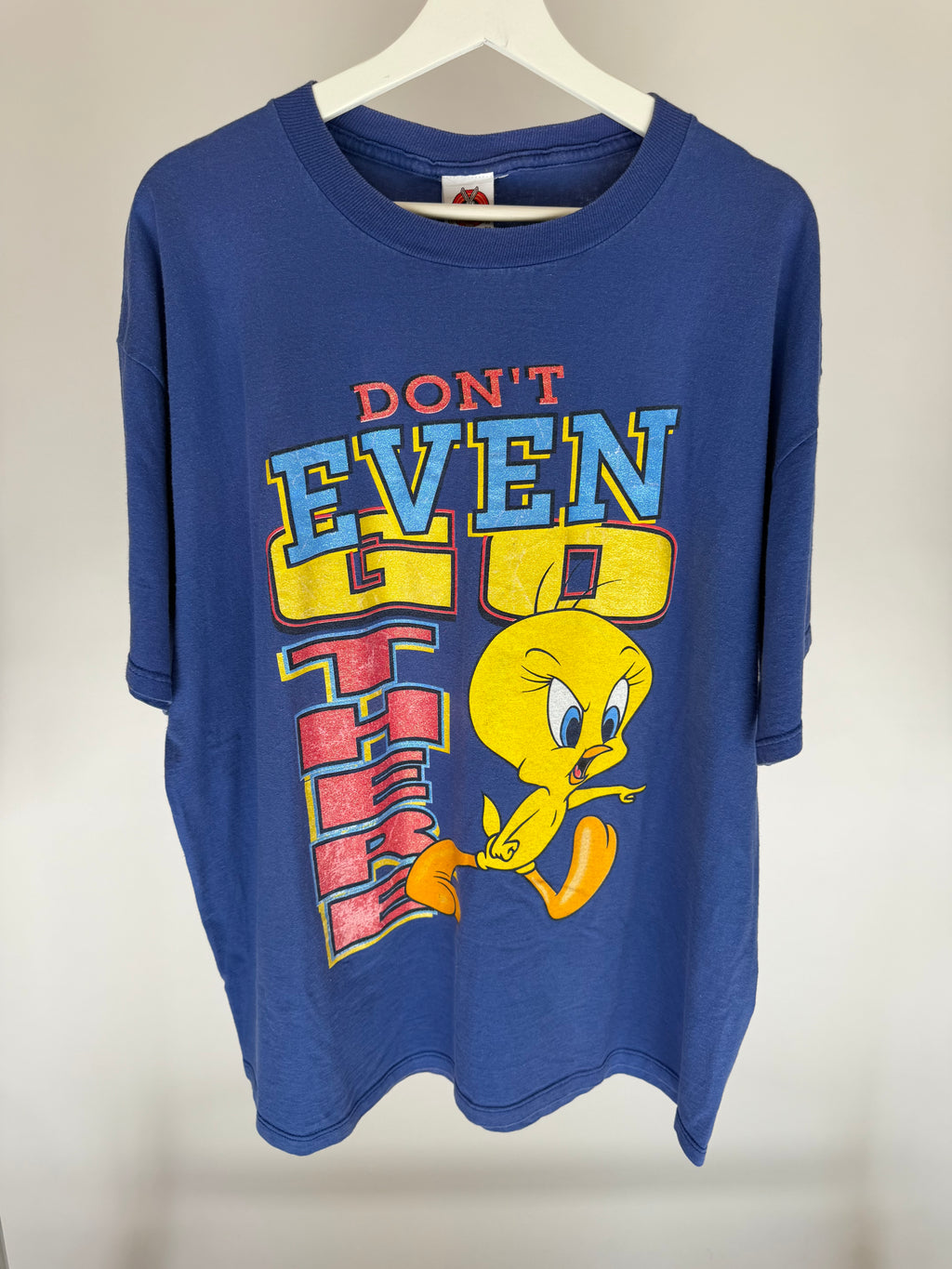VINTAGE TWEETY “DON’T EVEN GO THERE” TEE
