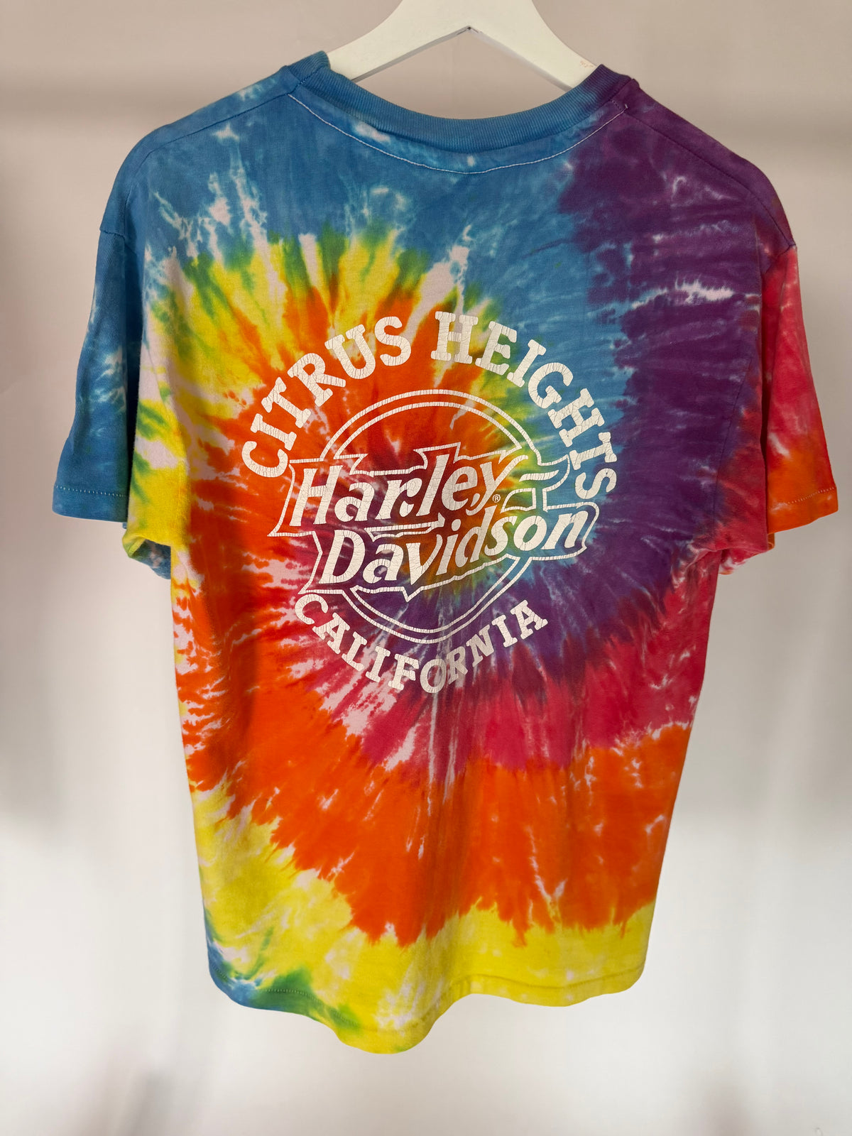 VINTAGE HARLEY-DAVIDSON RAINBOW TIE-DYE TEE