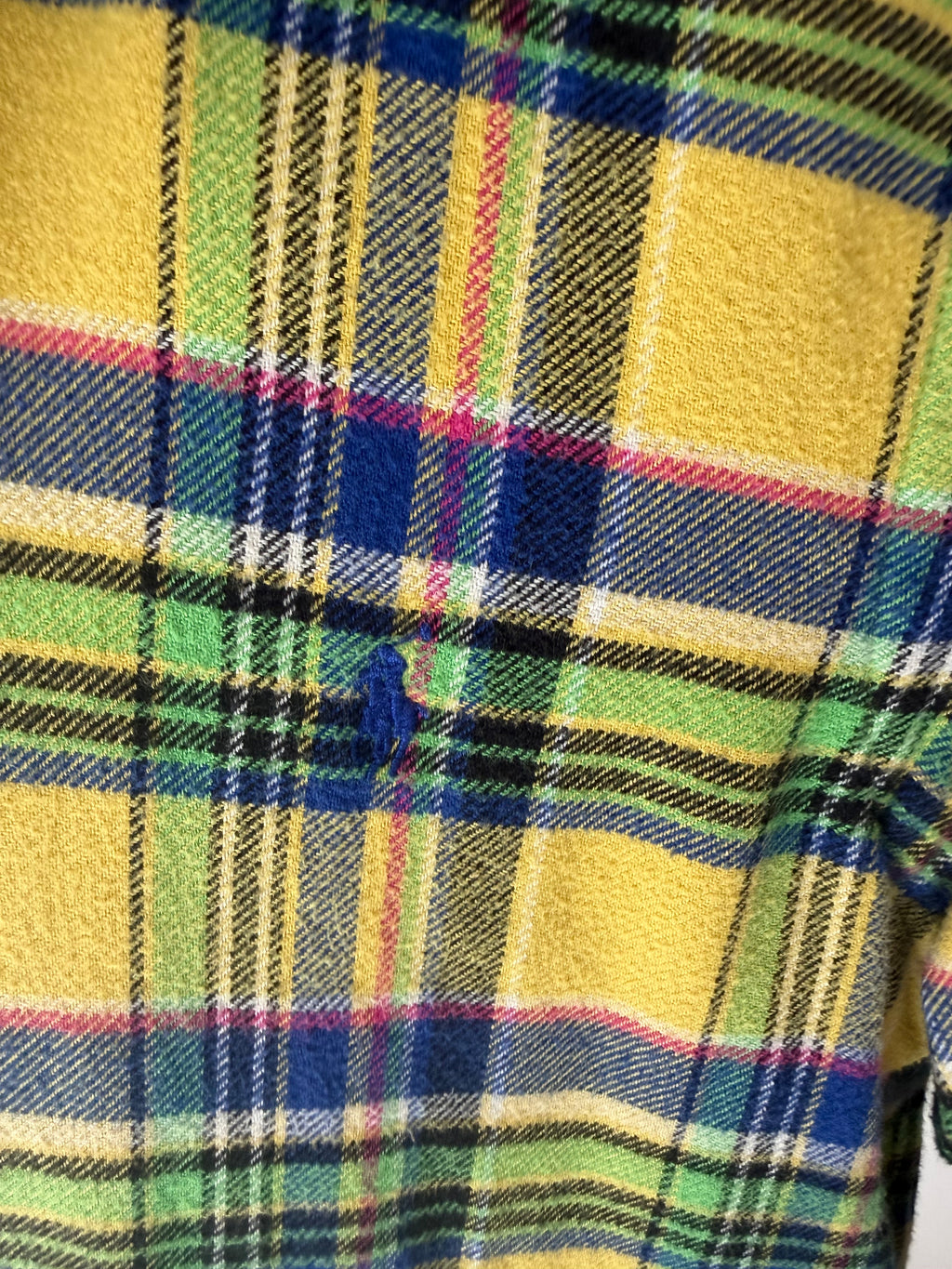VINTAGE RALPH LAUREN PLAID FLANNEL SHIRT