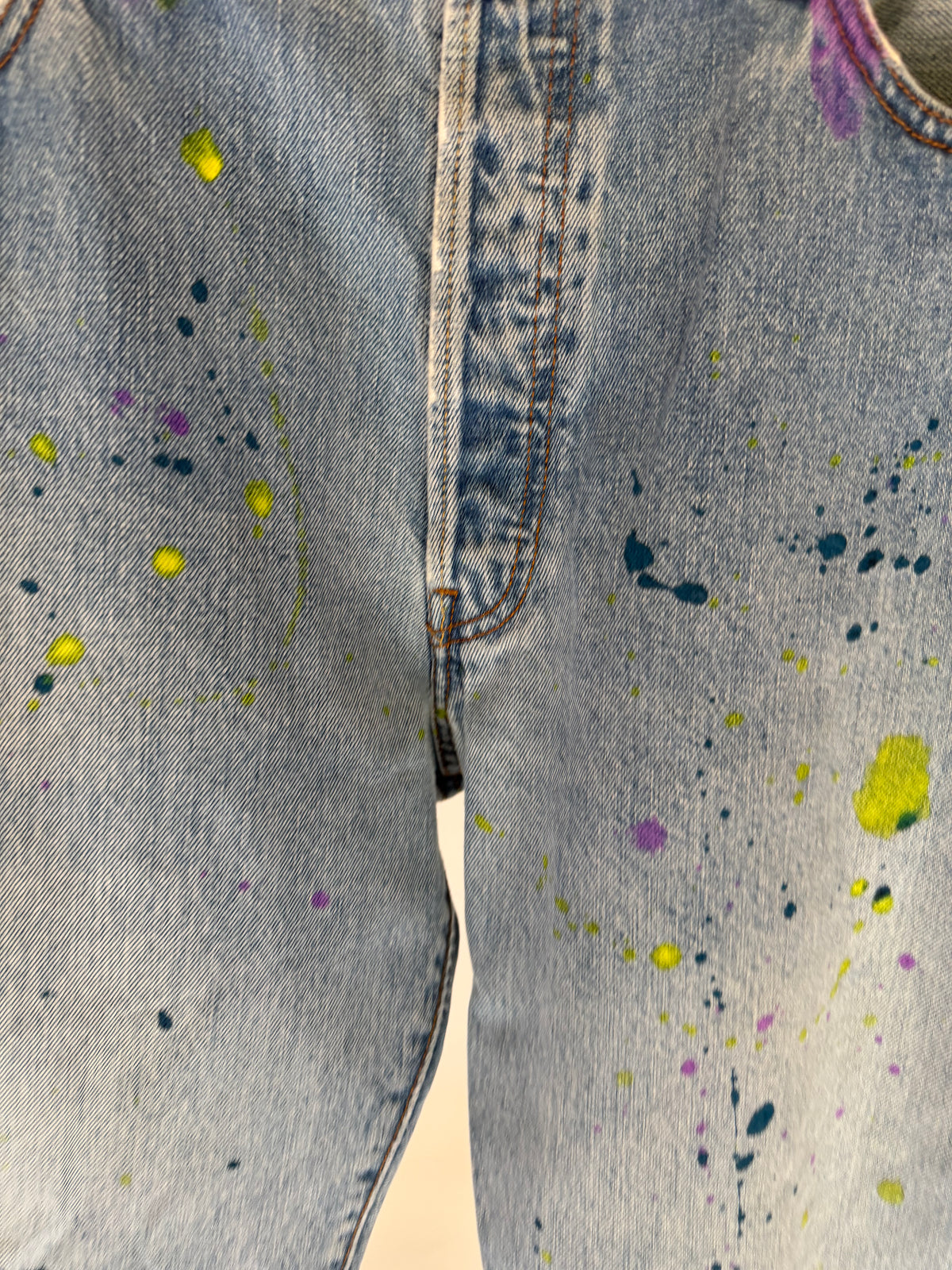 CUSTOM PAINTED LEVI’S 501 JEANS