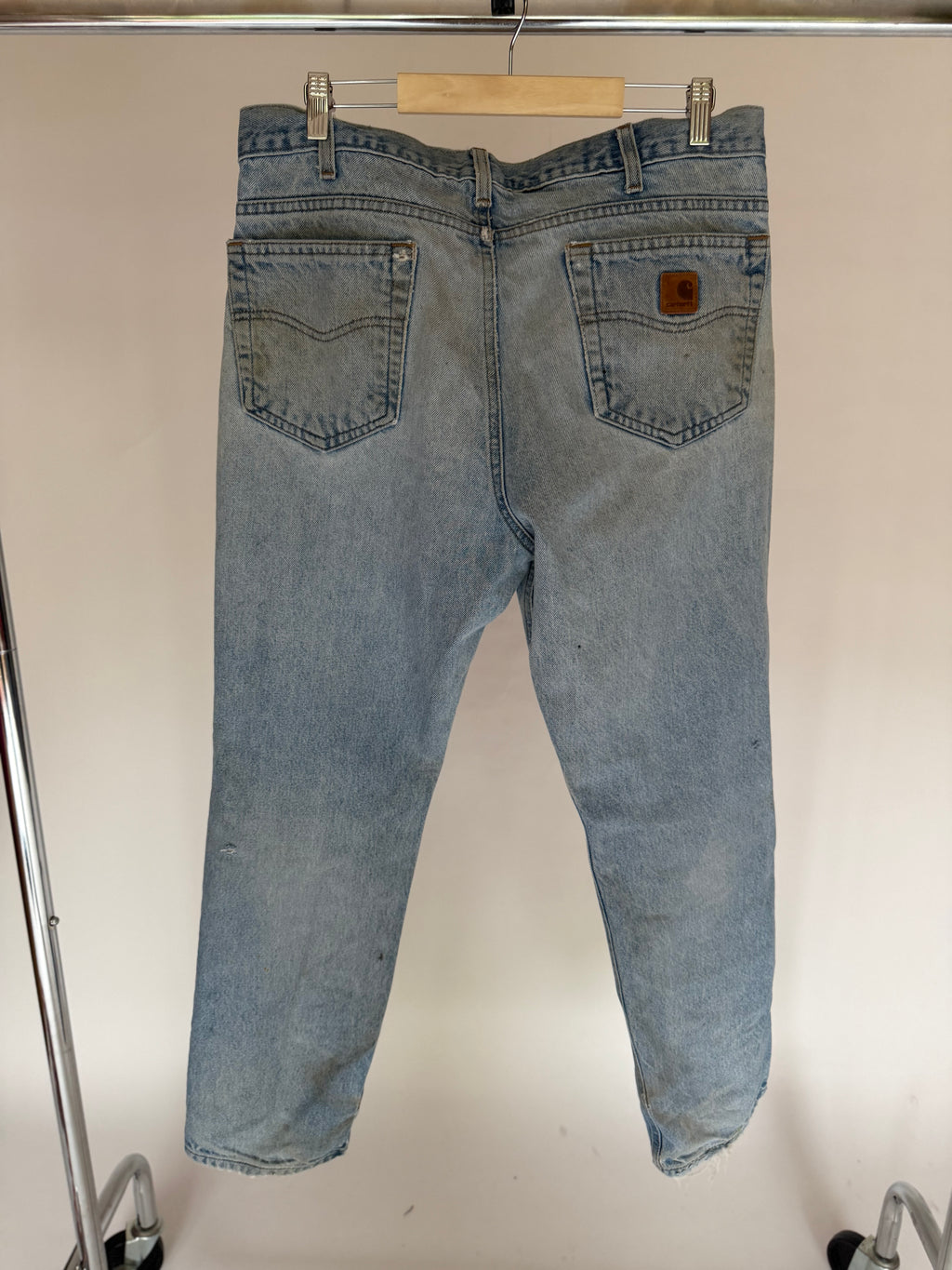 VINTAGE CARHARTT DISTRESSED DENIM JEANS