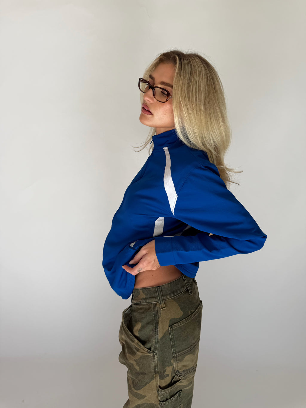 VINTAGE RUSSELL BLUE TRACK JACKET