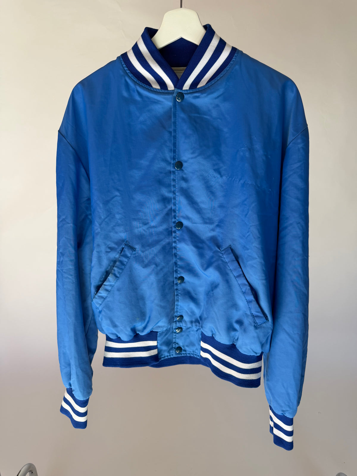 VINTAGE BLUE BASEBALL JACKET