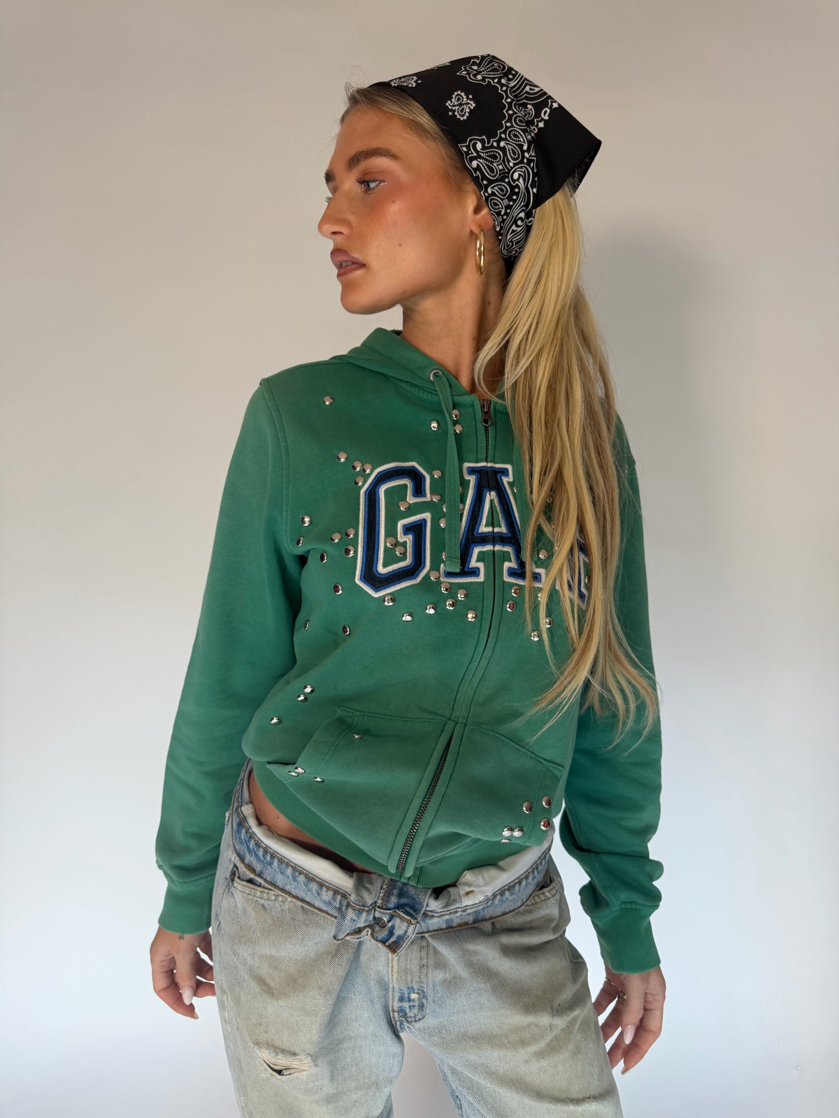 CUSTOMIZED GAP ZIP-UP HOODIE
