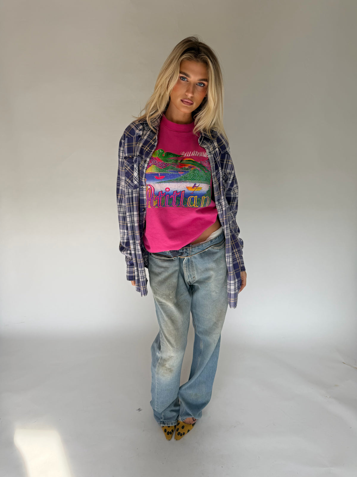 VINTAGE PINK GUATEMALA SINGLE STITCH TEE