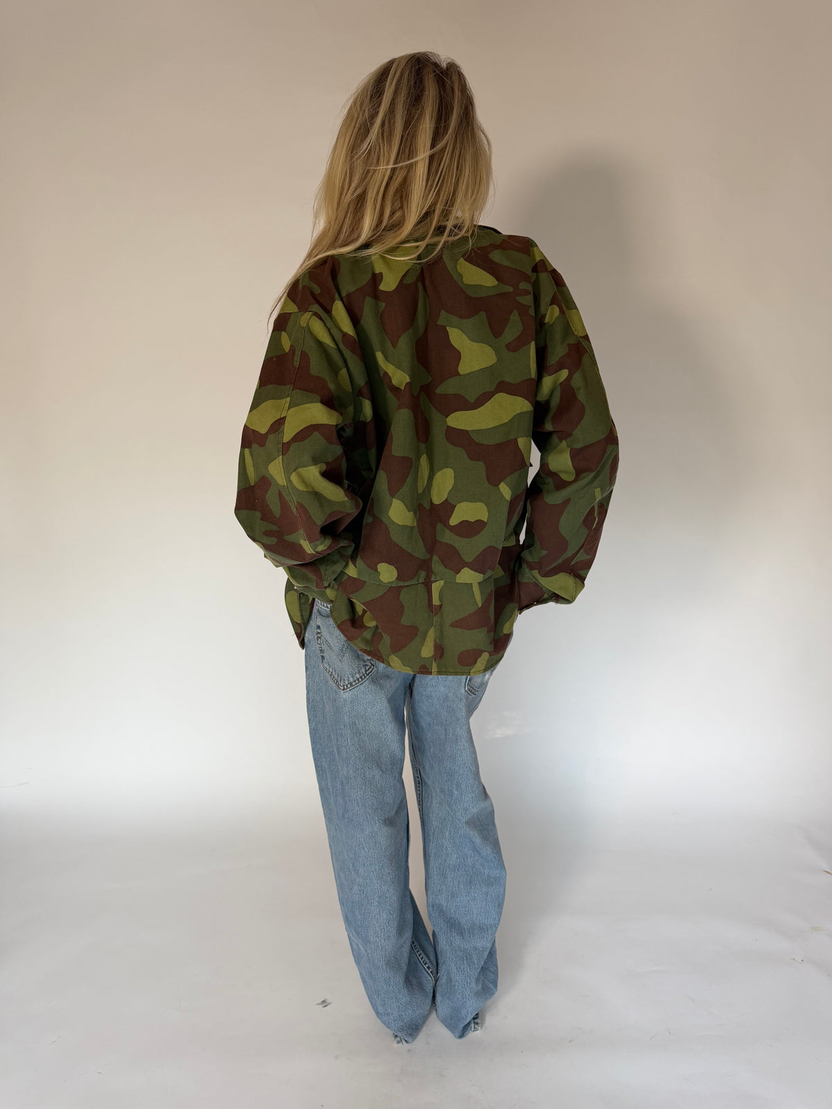 VINTAGE CAMO ARMY JACKET