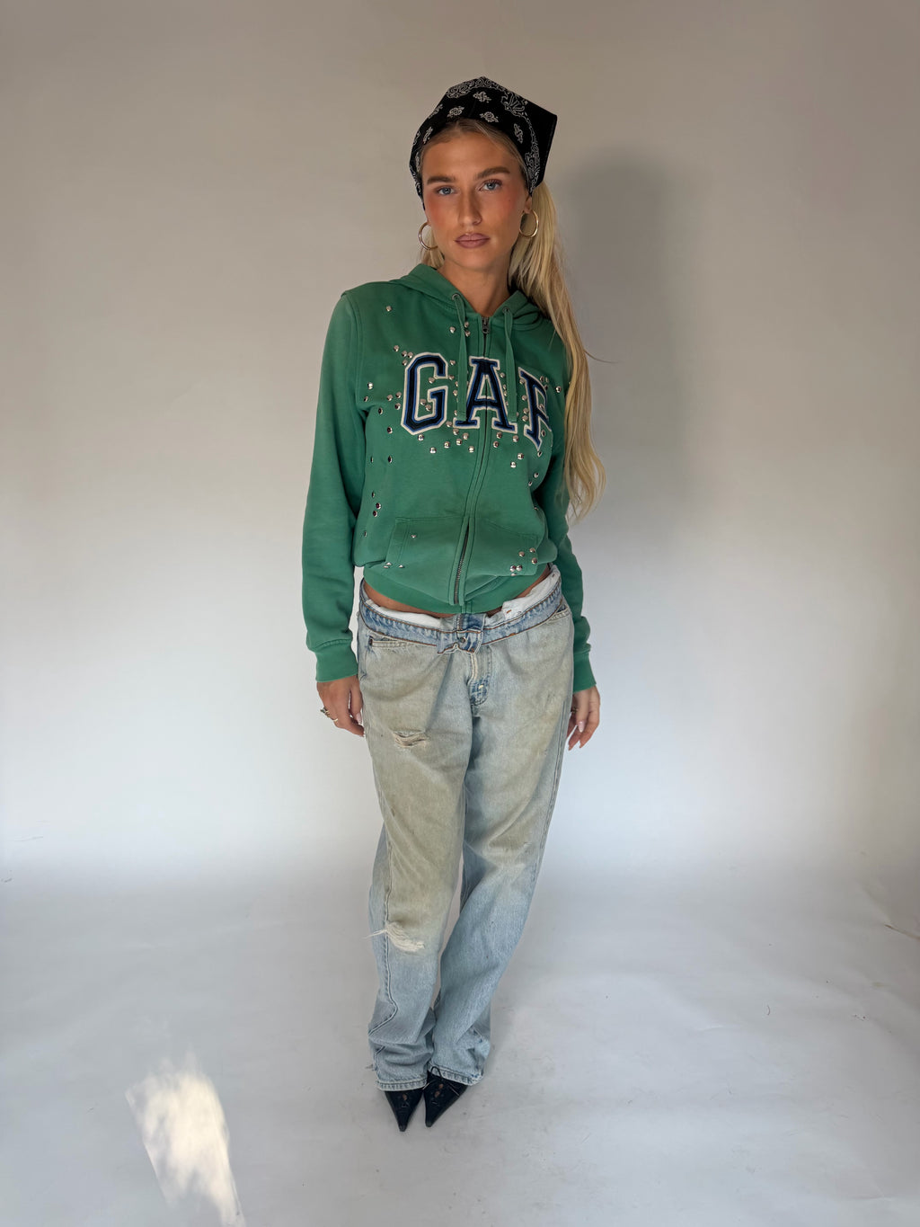 CUSTOMIZED GAP ZIP-UP HOODIE