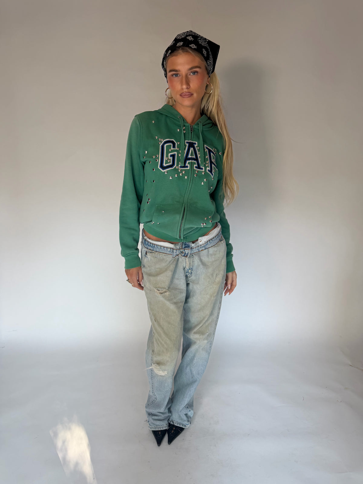 CUSTOMIZED GAP ZIP-UP HOODIE