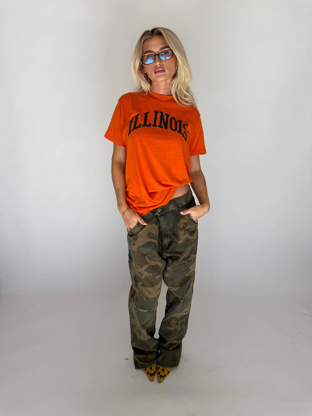 VINTAGE ILLINOIS SINGLE STITCH TEE
