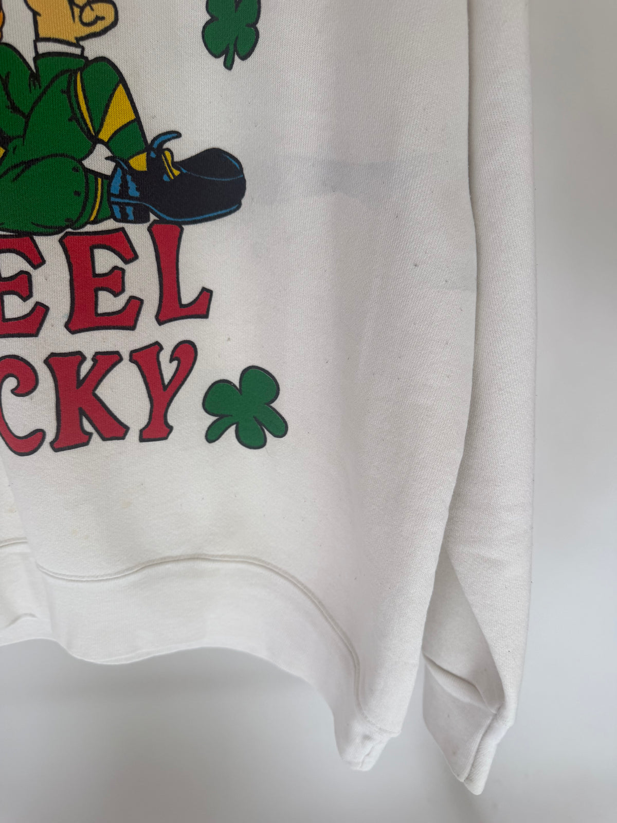 VINTAGE I FEEL LUCKY SWEATSHIRT