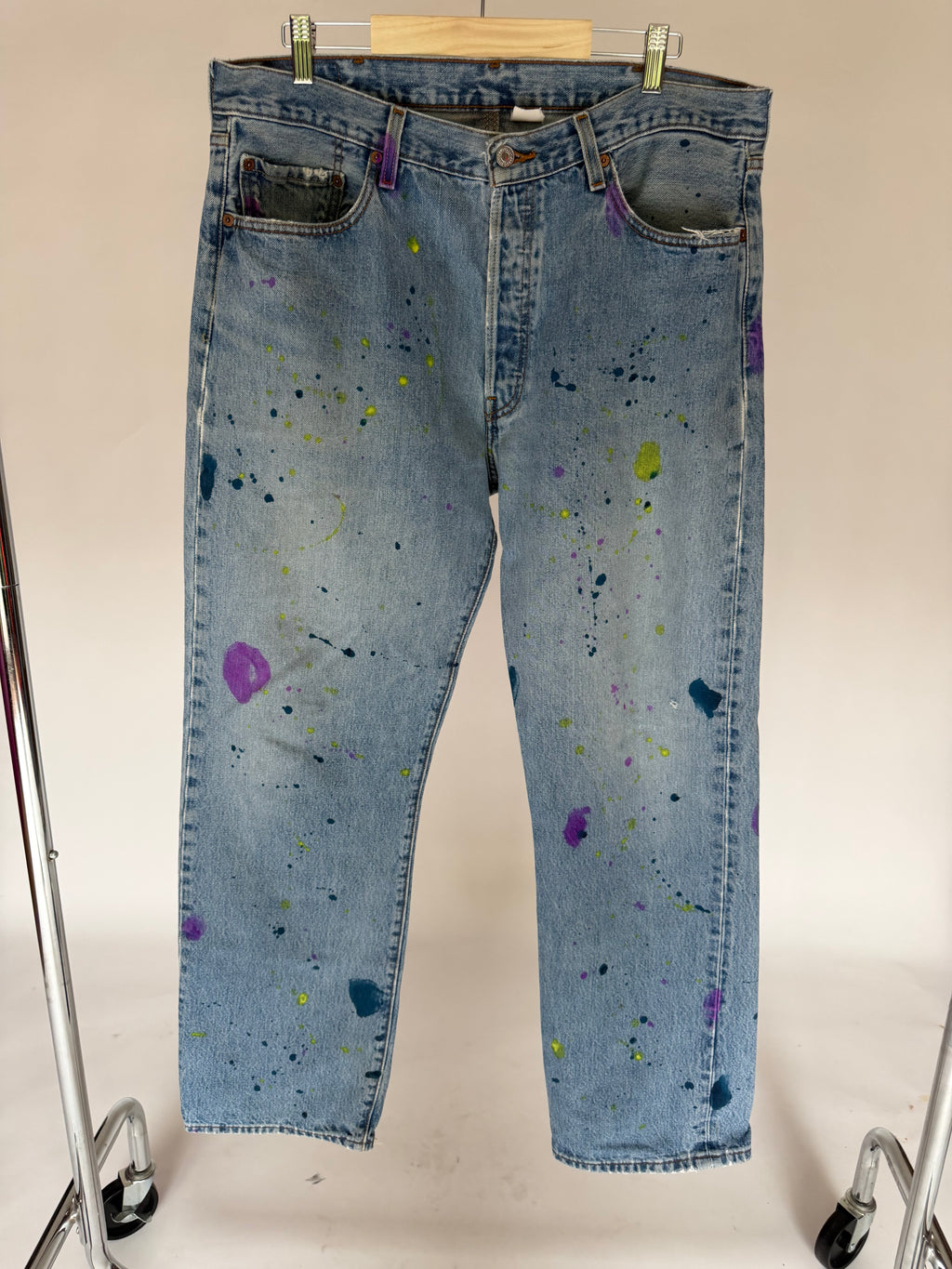 CUSTOM PAINTED LEVI’S 501 JEANS