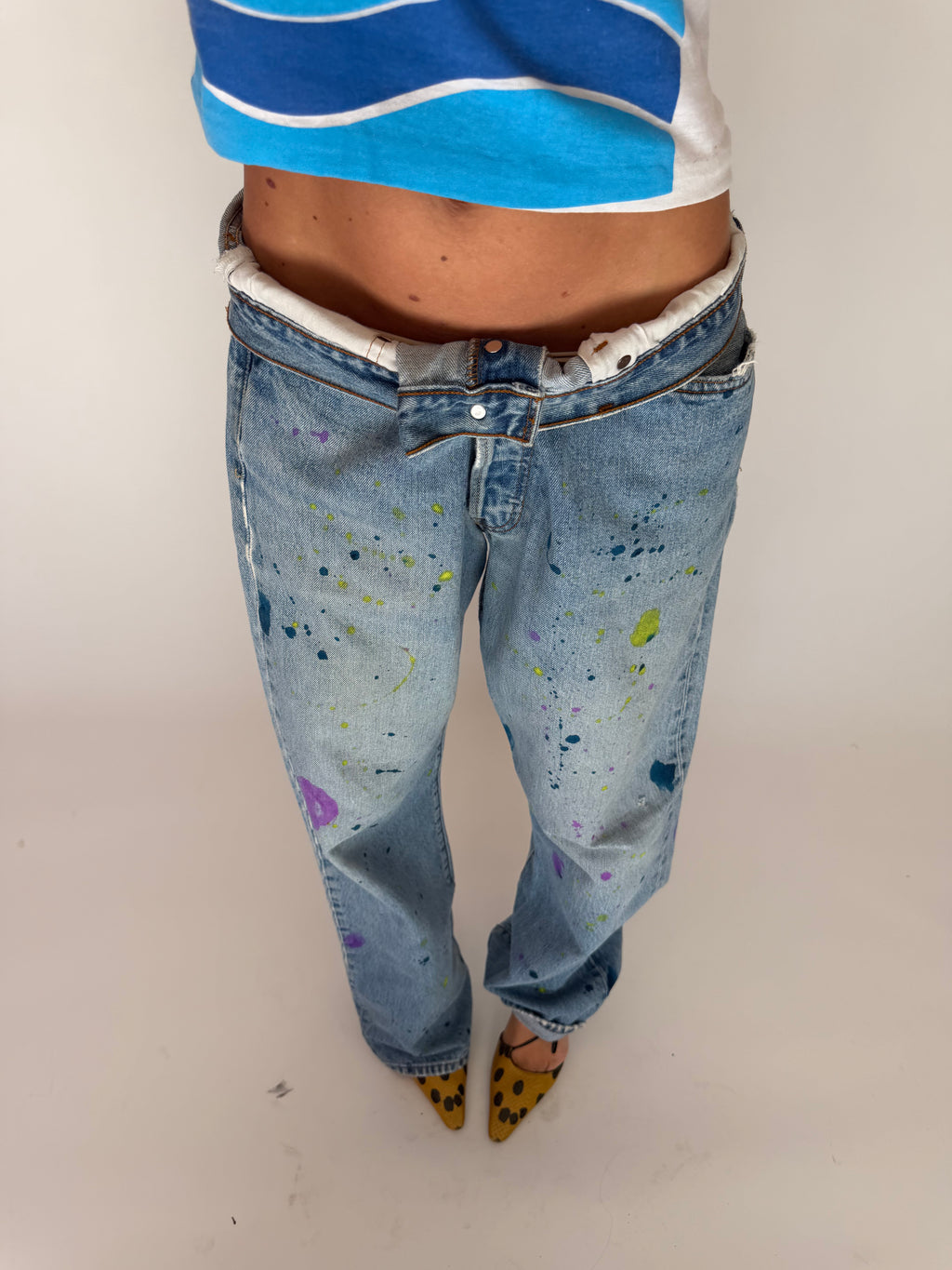 CUSTOM PAINTED LEVI’S 501 JEANS