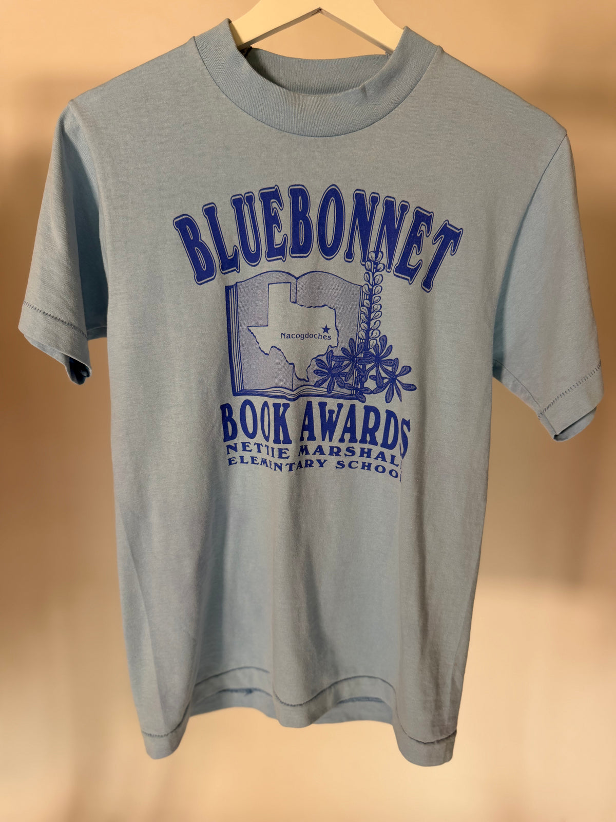 VINTAGE SINGLE STITCH BLUEBONNET BOOK AWARDS TEE