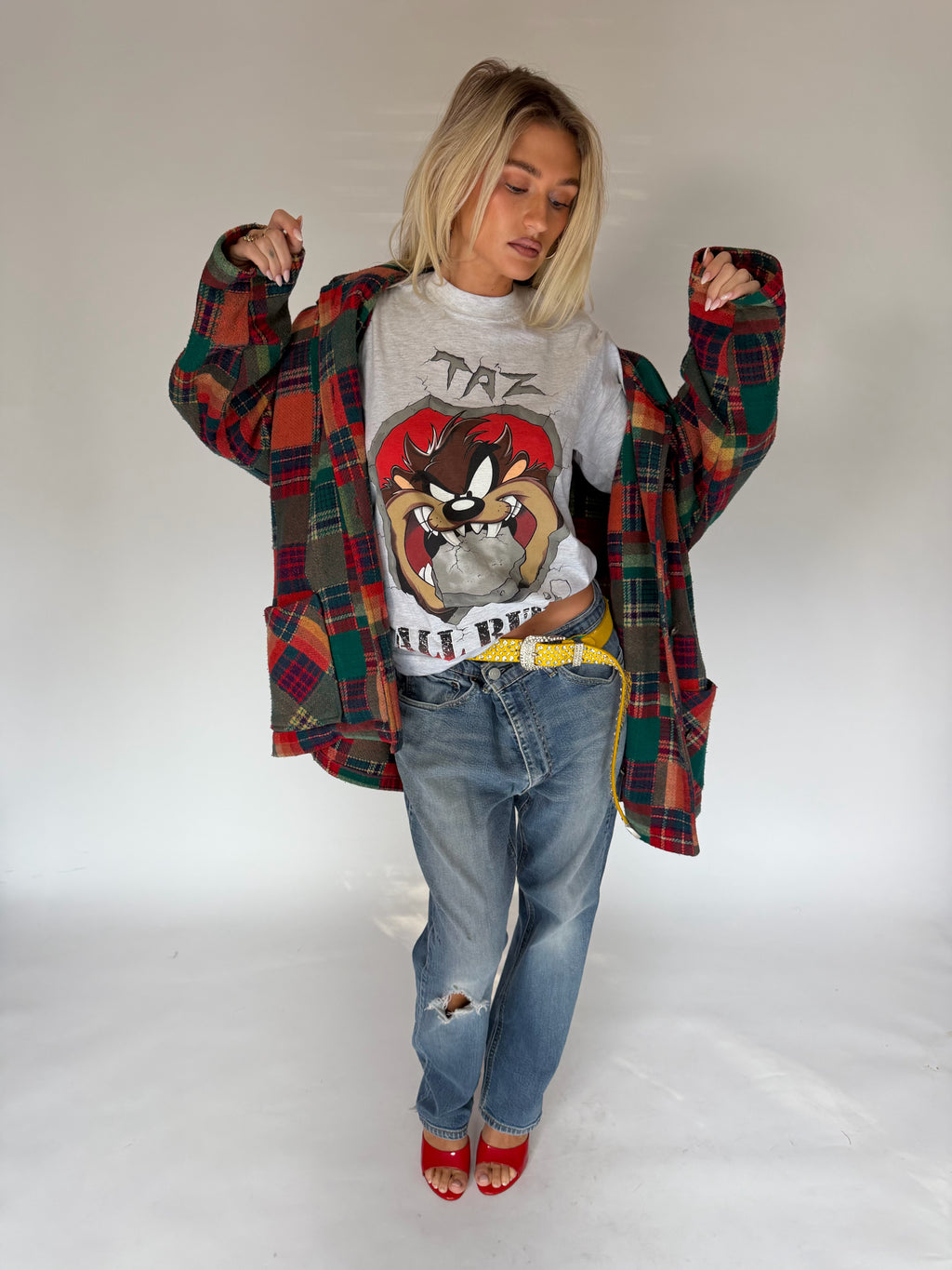 VINTAGE PLAID WOOL JACKET