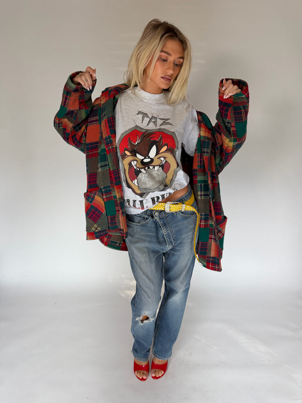 VINTAGE PLAID WOOL JACKET
