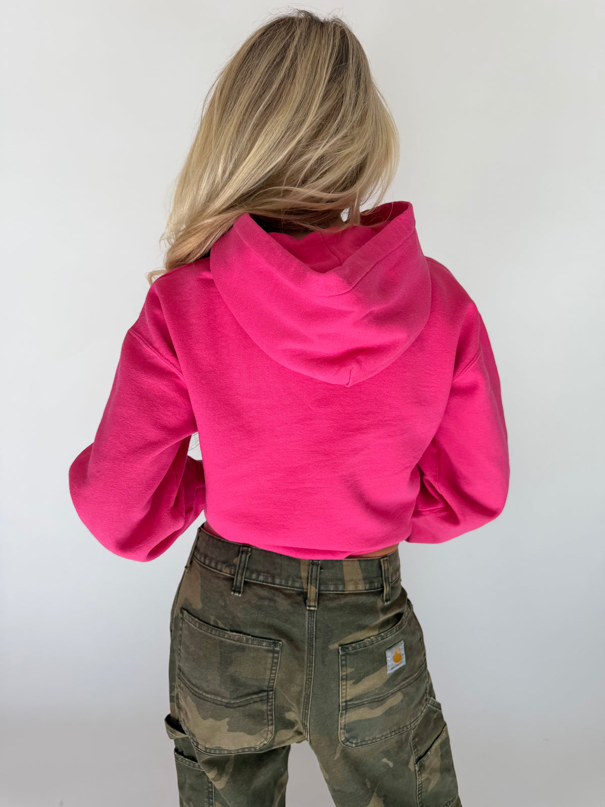 VINTAGE ST. JOE’S EAGLES PINK HOODIE