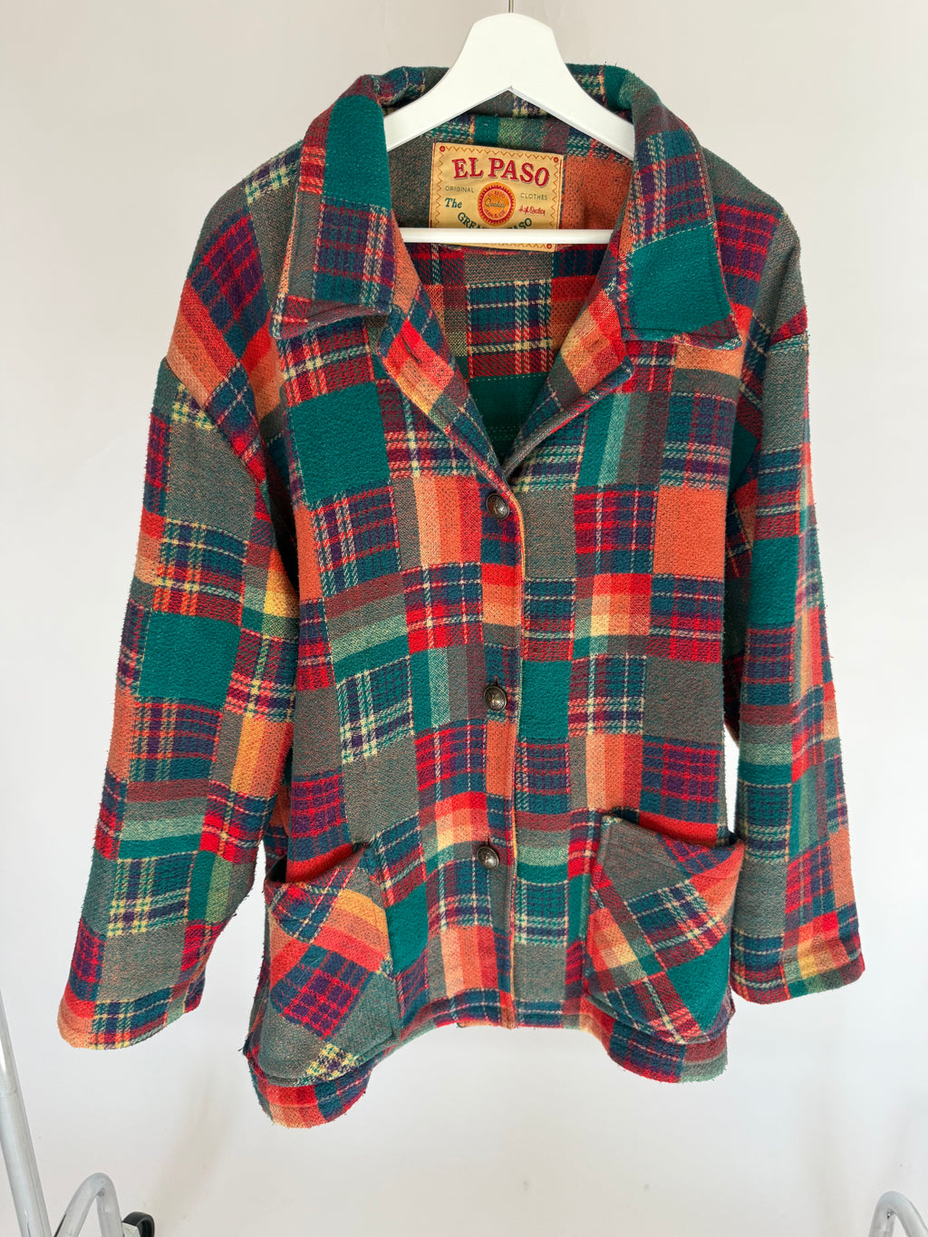 VINTAGE PLAID WOOL JACKET