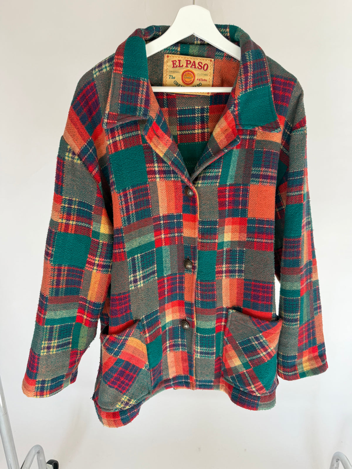 VINTAGE PLAID WOOL JACKET