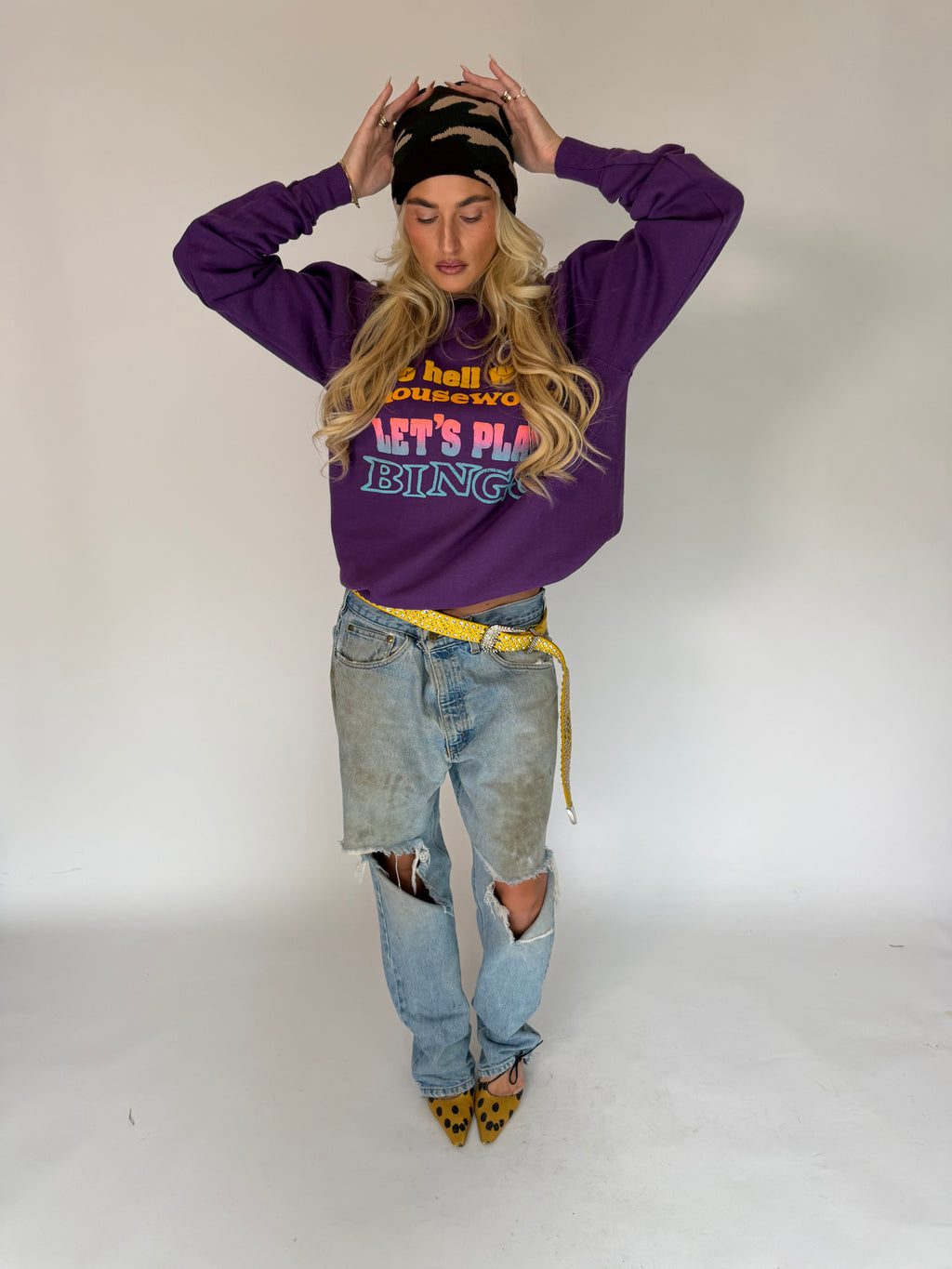 VINTAGE LET’S PLAY BINGO SWEATSHIRT