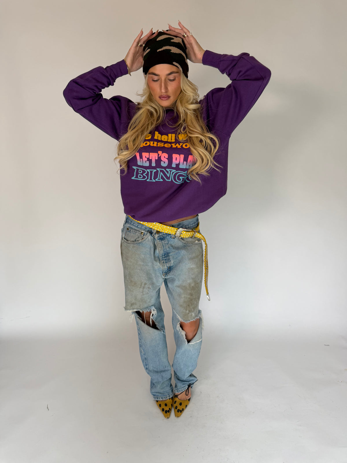 VINTAGE LET’S PLAY BINGO SWEATSHIRT