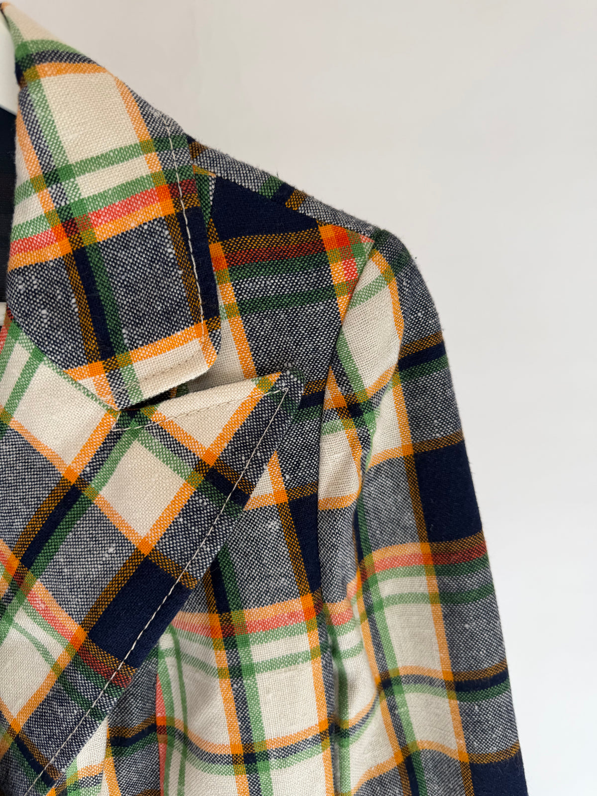 VINTAGE PLAID BLAZER