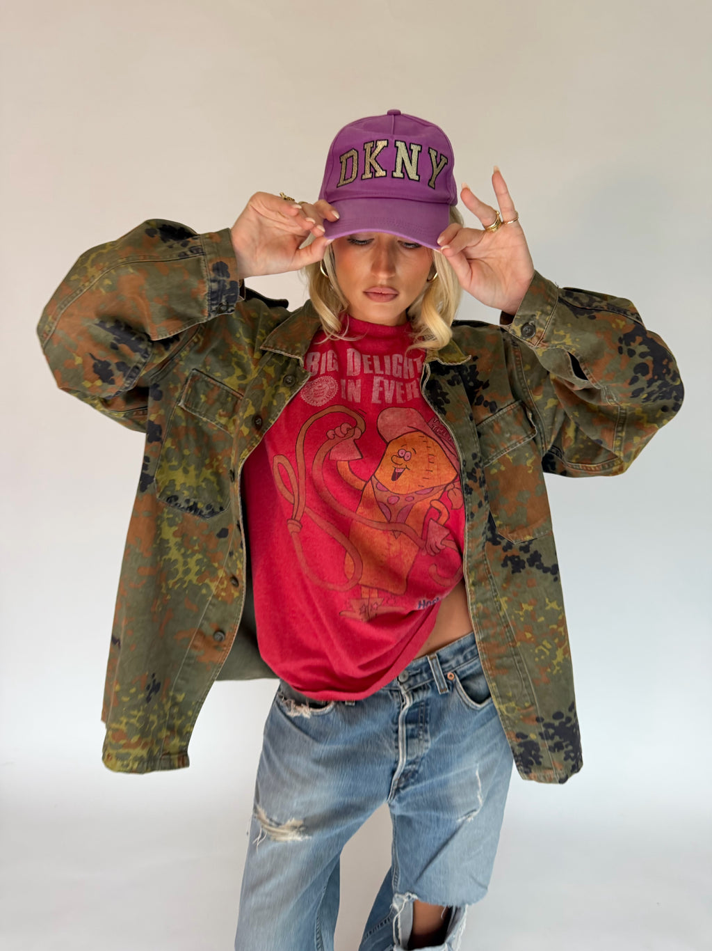 VINTAGE CAMO MILITARY JACKET