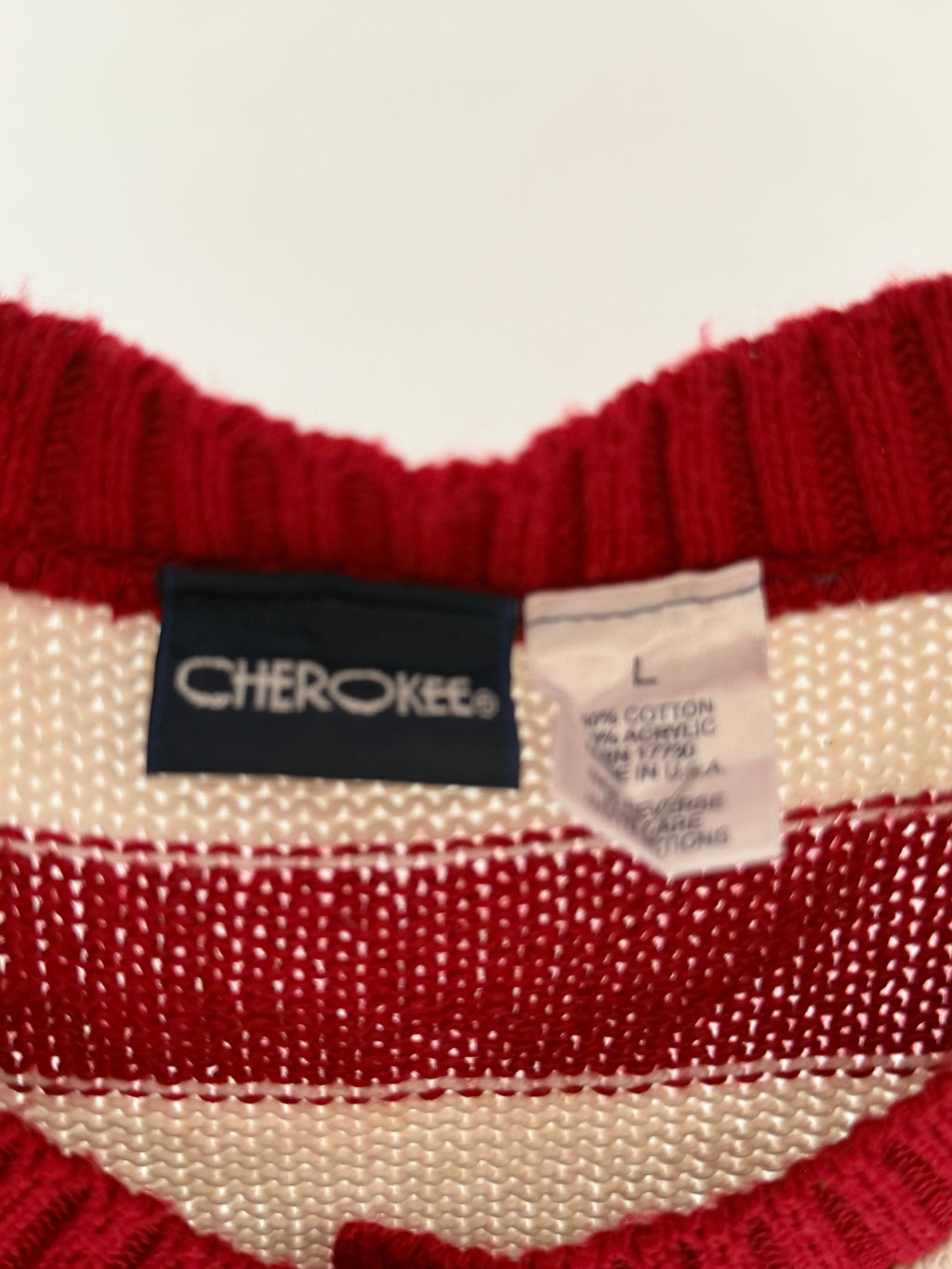 VINTAGE USA FLAG KNIT CARDIGAN