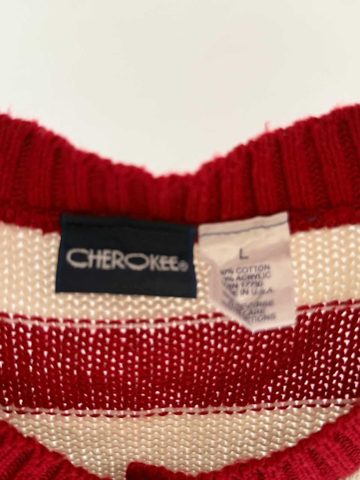 VINTAGE USA FLAG KNIT CARDIGAN