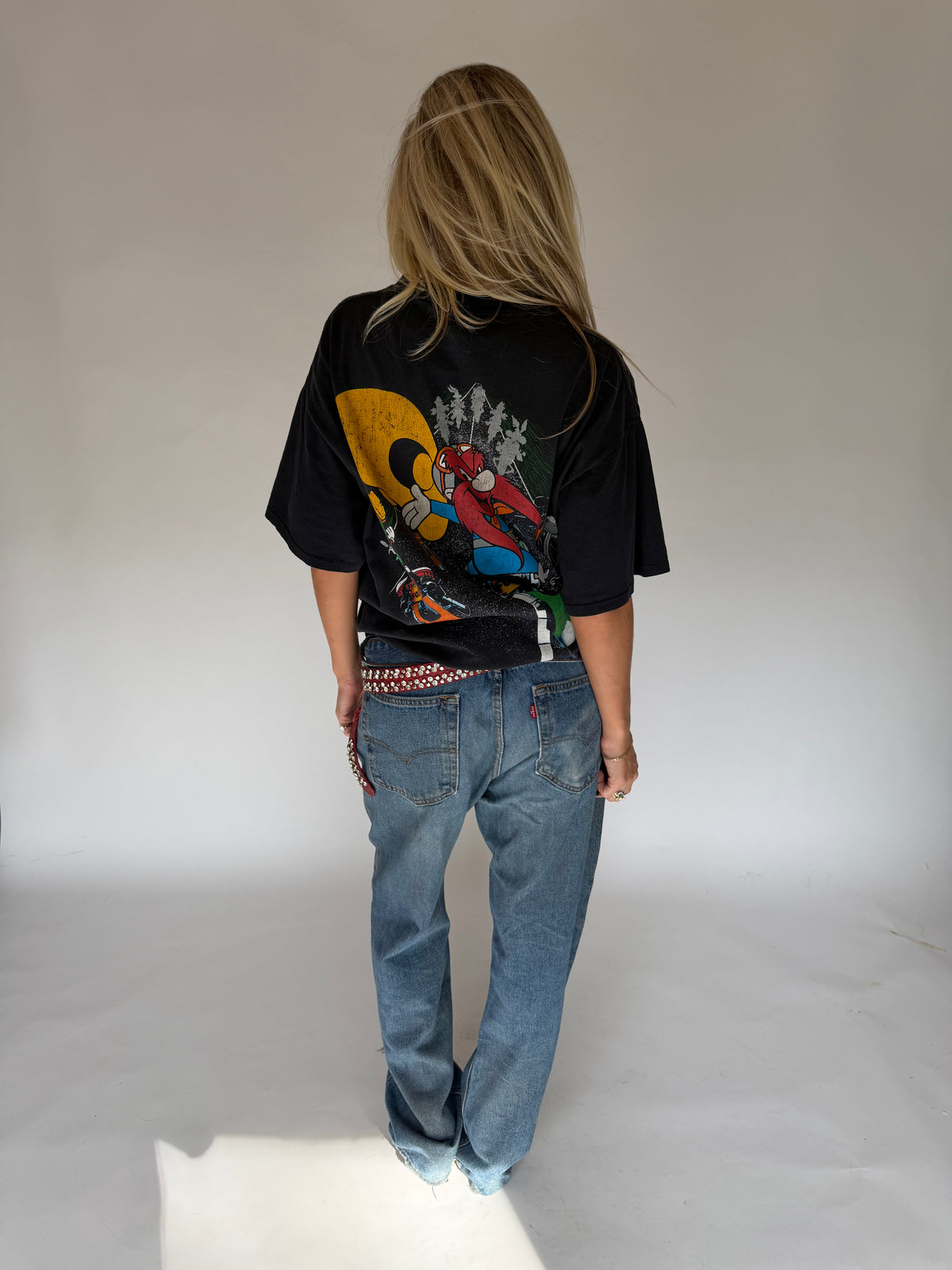 VINTAGE LOONEY TUNES BIKER TEE