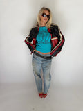 DISTRESSED LOW RISE JEANS