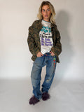 VINTAGE DIGITAL CAMOUFLAGE UTILITY JACKET