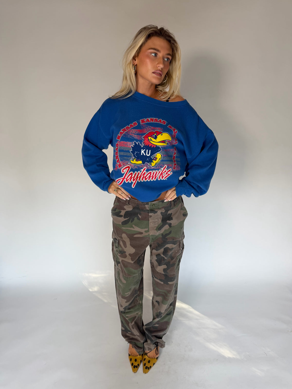 VINTAGE KANSAS JAYHAWKS SWEATER