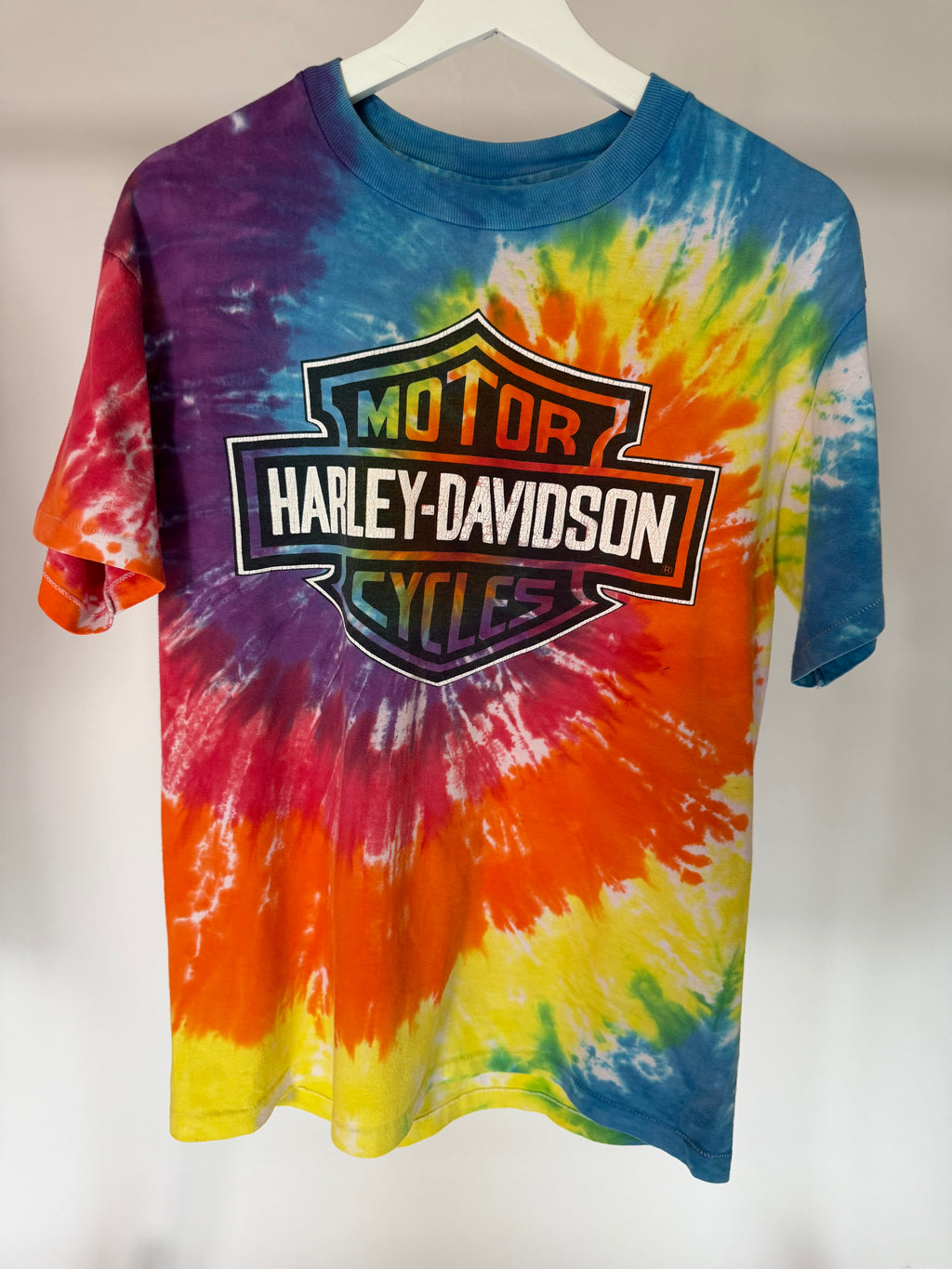 VINTAGE HARLEY-DAVIDSON RAINBOW TIE-DYE TEE