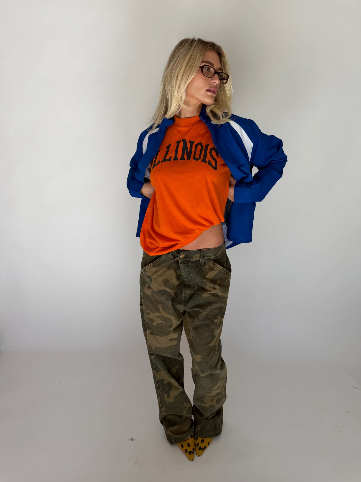 VINTAGE RUSSELL BLUE TRACK JACKET