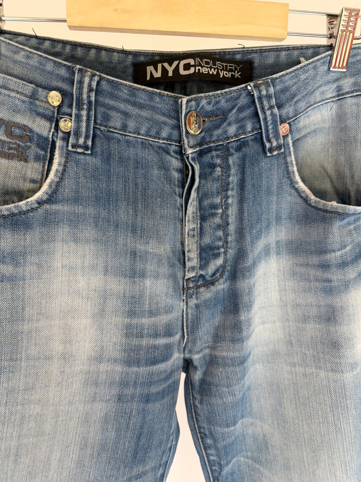 VINTAGE NYC PATCHWORK DENIM JEANS