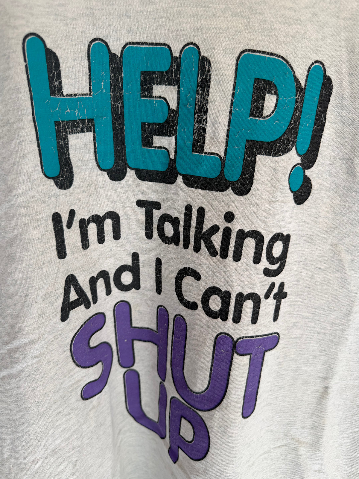 VINTAGE SHUT UP GRAPHIC TEE