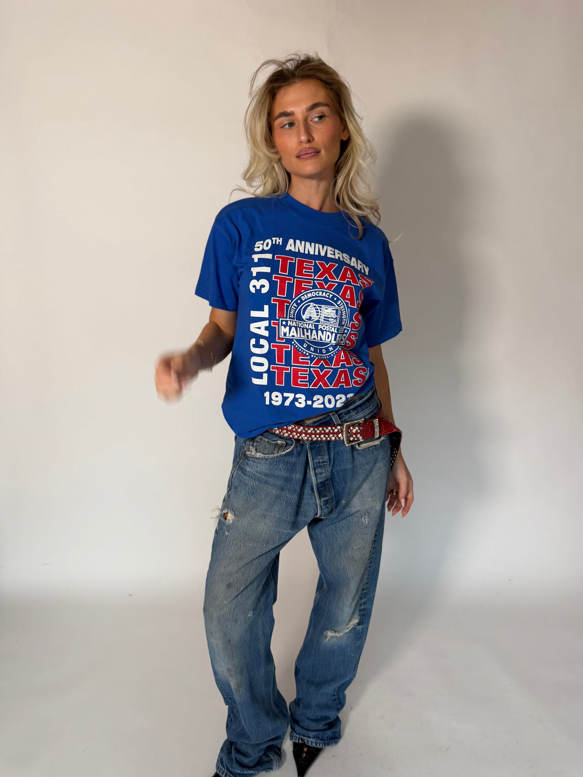 VINTAGE TEXAS ANNIVERSARY GRAPHIC TEE