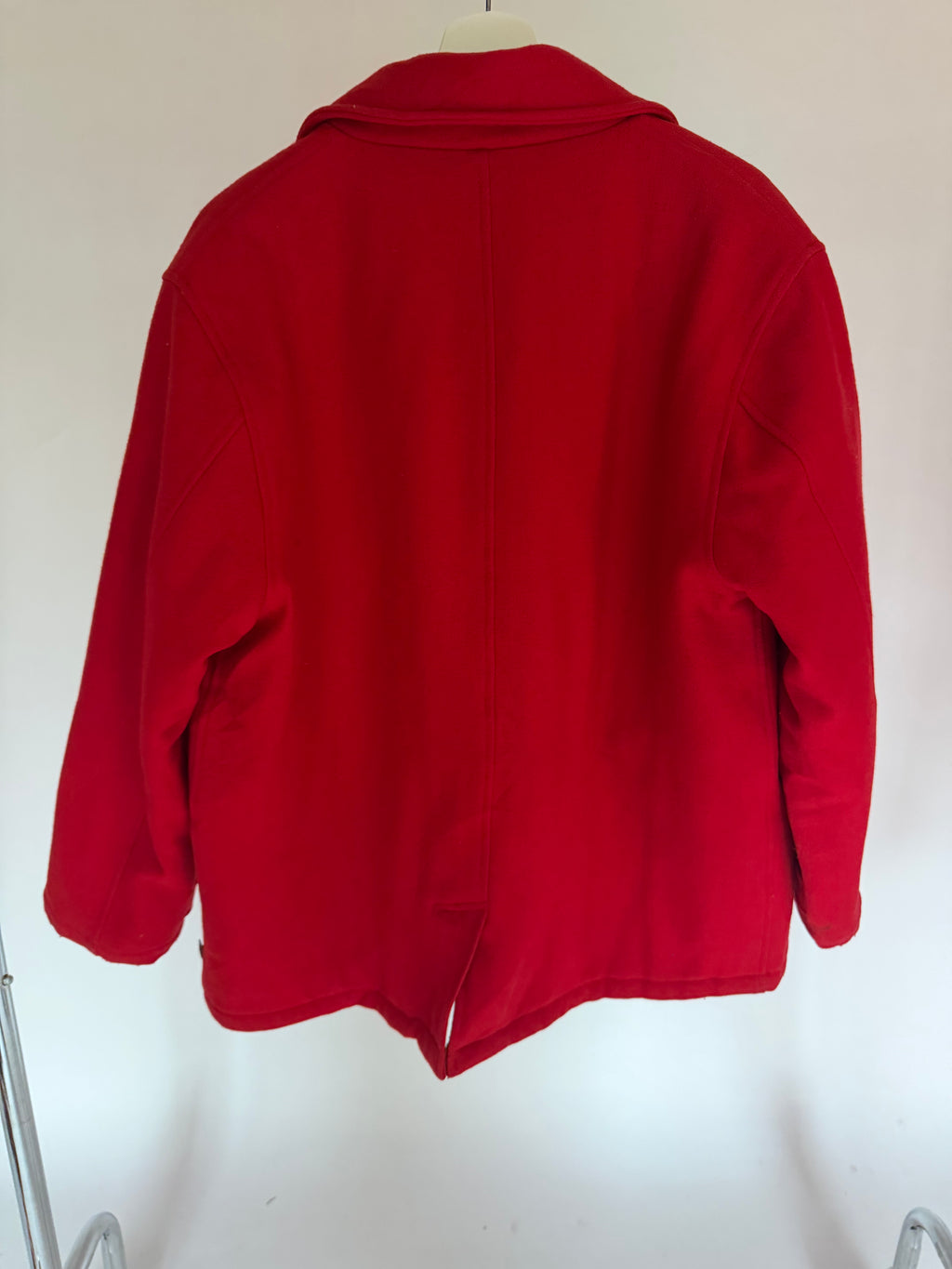 VINTAGE WOOLRICH RED DOUBLE-BREASTED COAT
