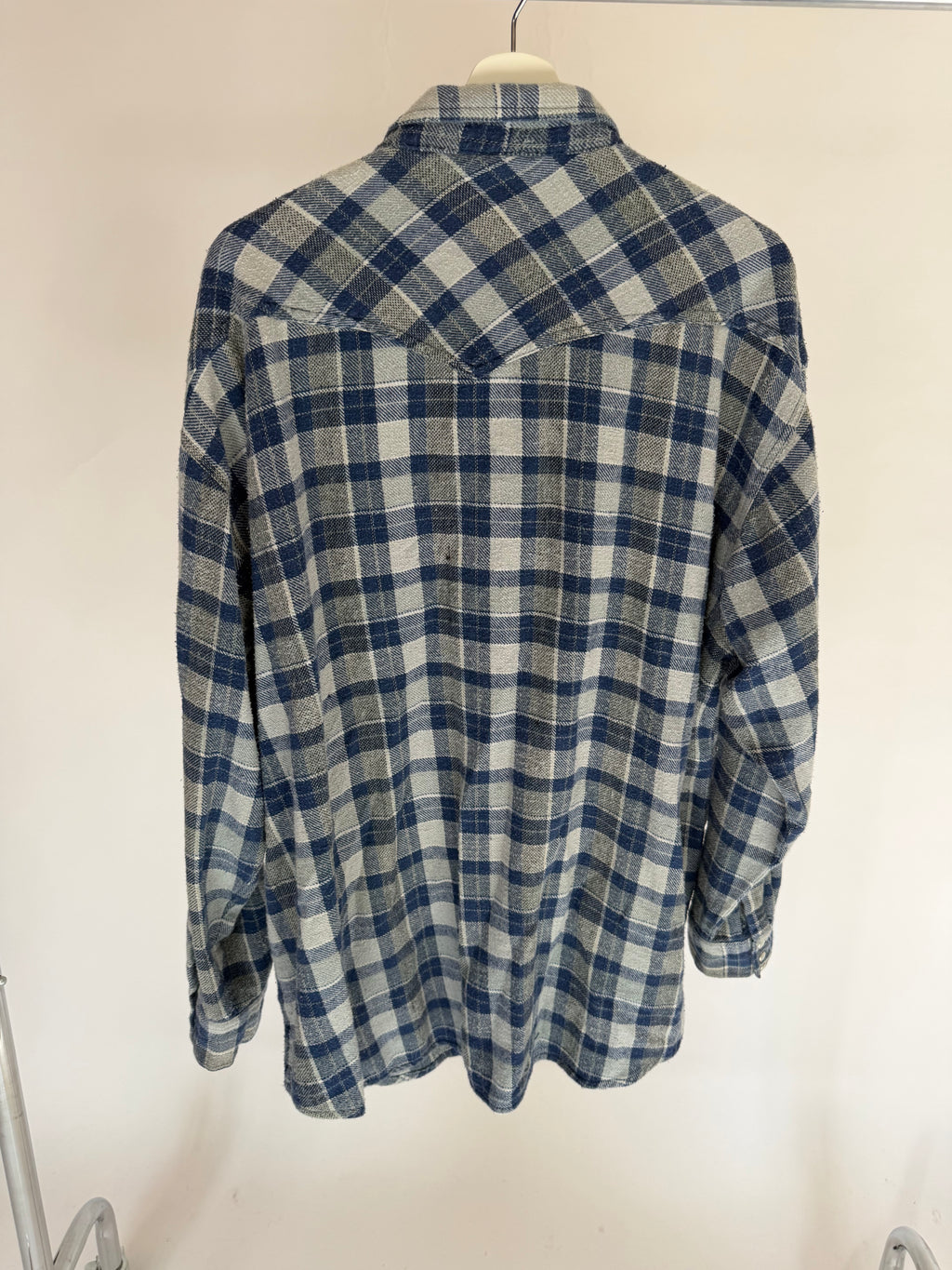 VINTAGE GREY FLANNEL SHIRT