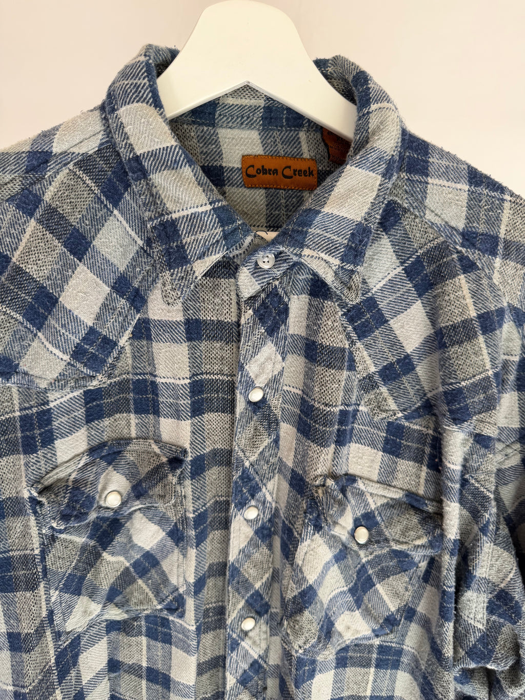 VINTAGE GREY FLANNEL SHIRT