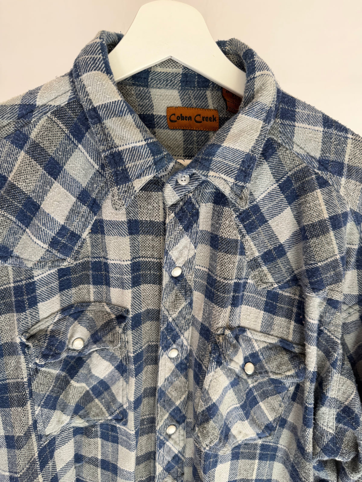VINTAGE GREY FLANNEL SHIRT