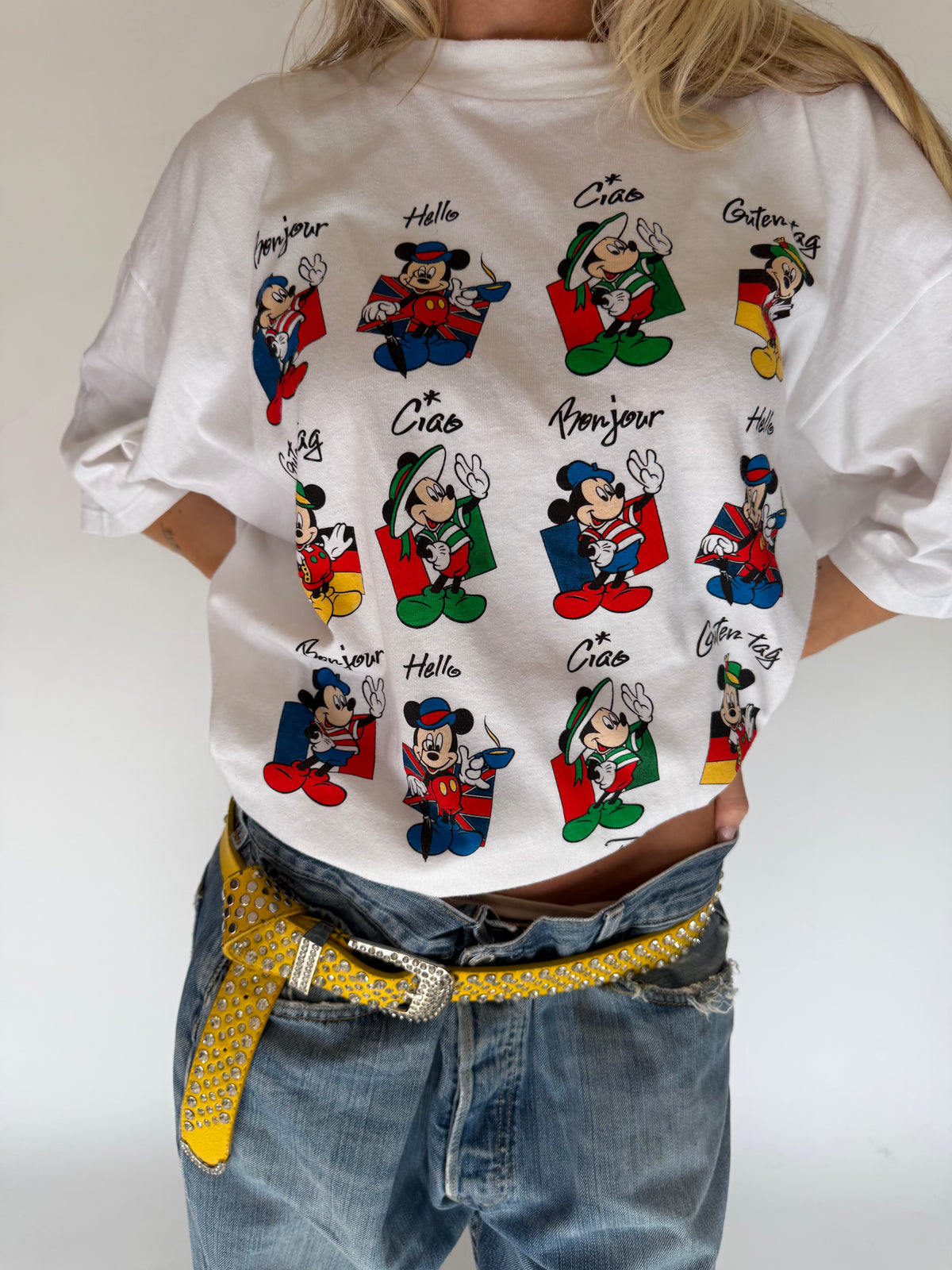 VINTAGE MICKEY AROUND THE WORLD TEE