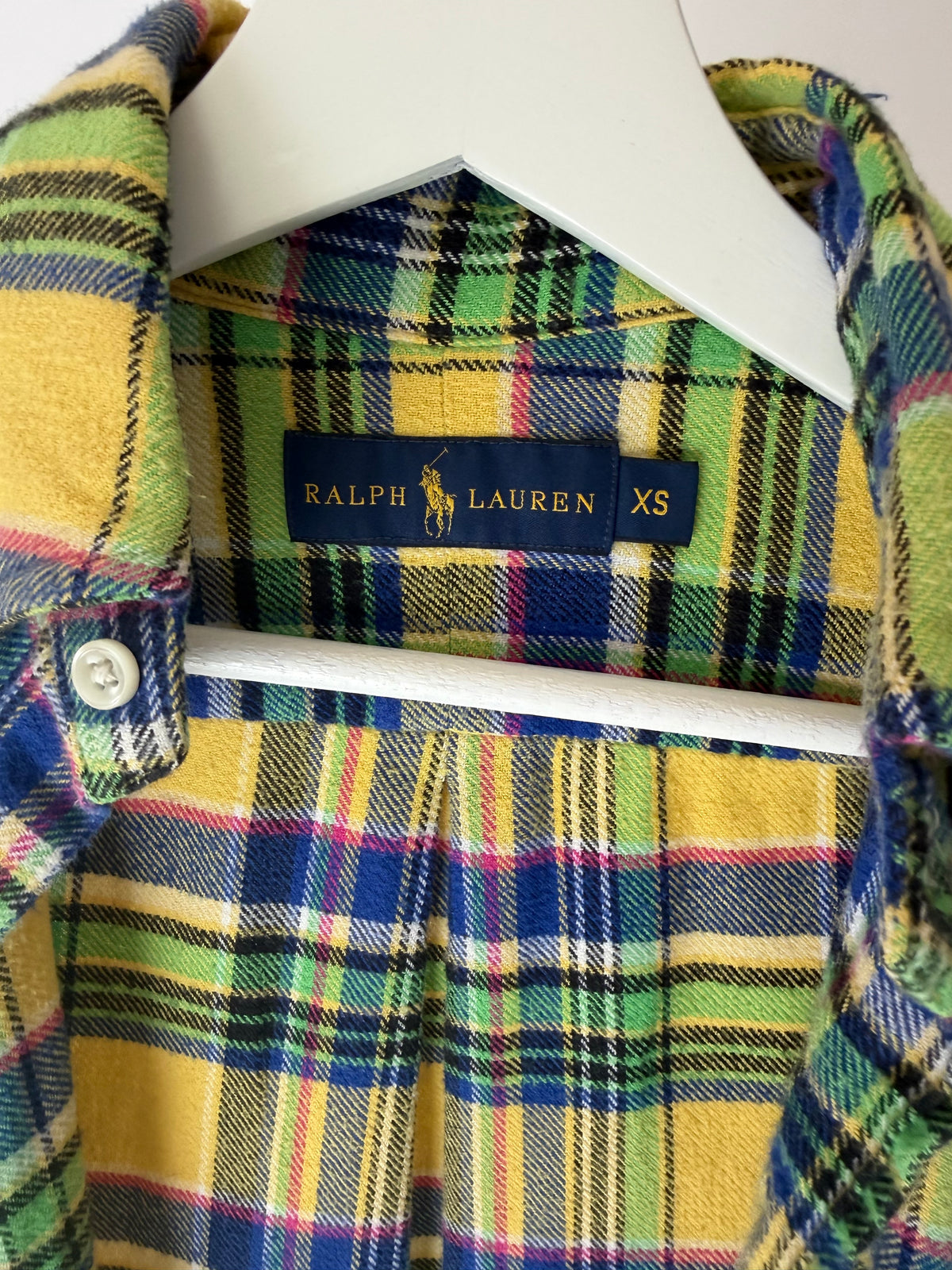 VINTAGE RALPH LAUREN PLAID FLANNEL SHIRT