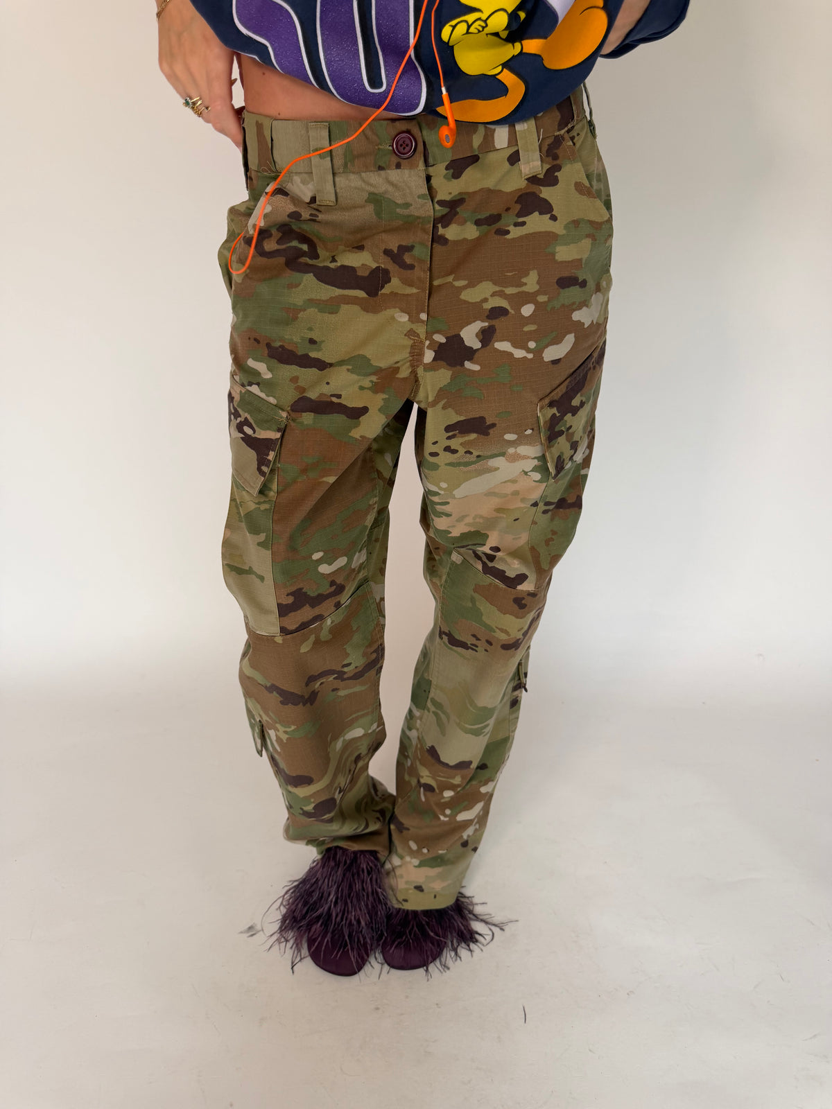 VINTAGE CAMOUFLAGE CARGO PANTS