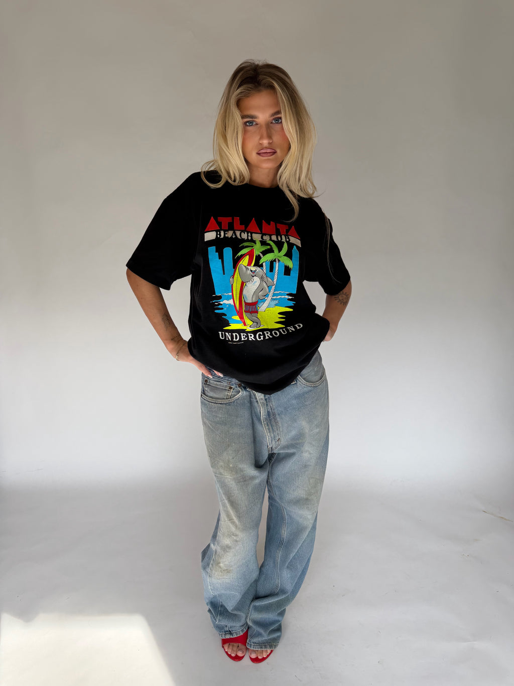 VINTAGE ATLANTA BEACH CLUB TEE