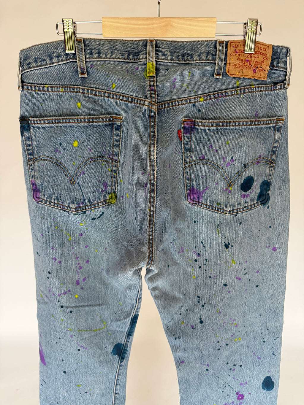 CUSTOM PAINTED LEVI’S 501 JEANS
